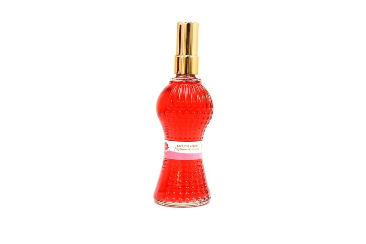 Perfume capilar Glamour Lizz, fragrância de morango